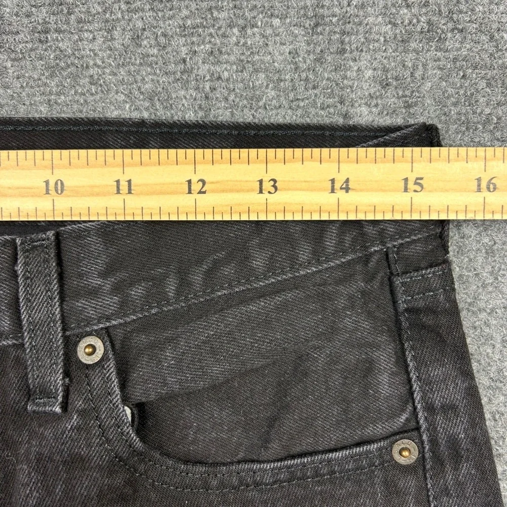 Levi's 501 Original‎ Fit Jeans Mens 30x29 Black Straight Leg Denim Button Fly